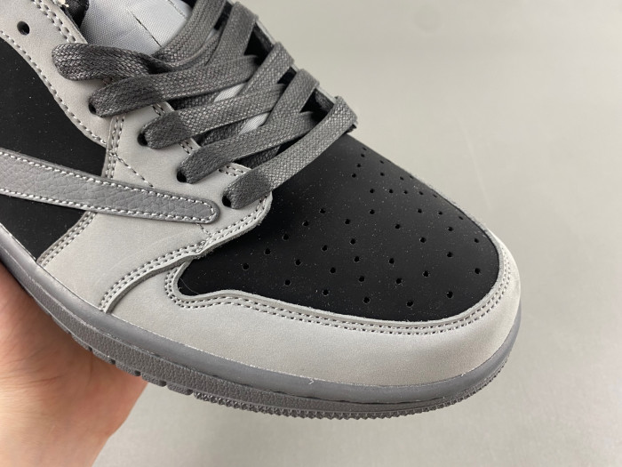 Travis Scott x Air Jordan 1 Low OG Black Gray DM7866-775