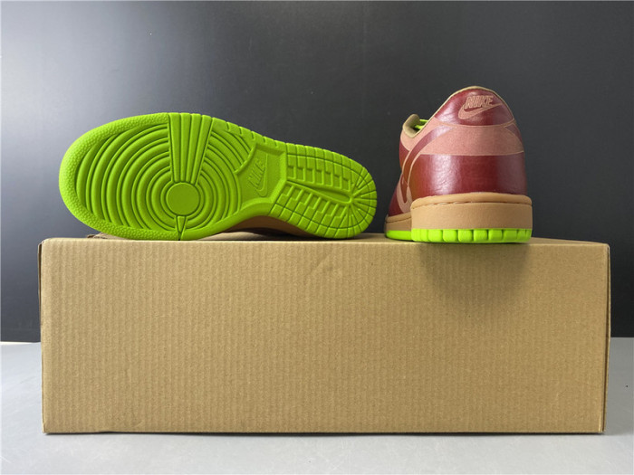 Nike Dunk Low 1-Piece  Varsity Red Chartreuse 311611-661